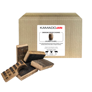 KamadoJan Smoking Wood Chunks Bourbon Barrel