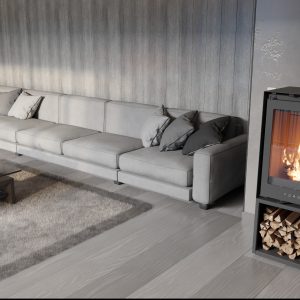 Forge f50 Freestanding Closed Combustion Fireplace